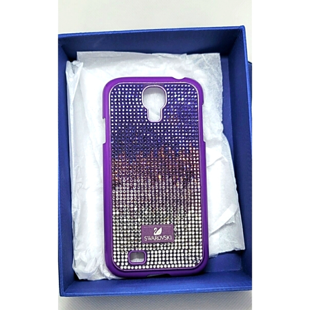 Swarovski Crystal Phone Case Purple